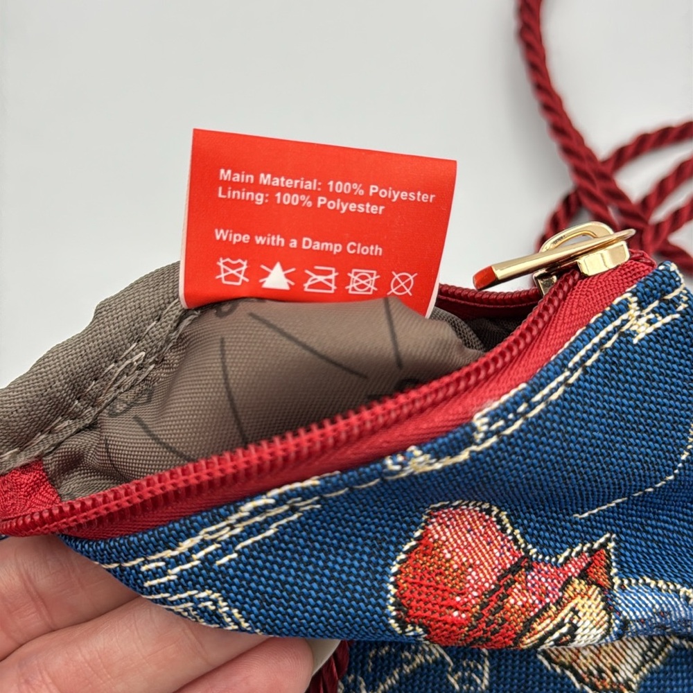 Paddington Bear Signare Tapestry Crossbody Phone Bag Mini Purse Blue - Picture 6 of 13